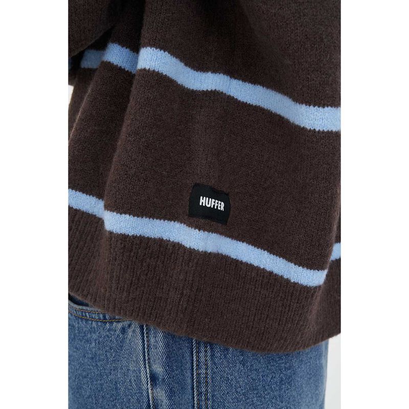 Huffer Stack Stripe Knit Crew image number 2